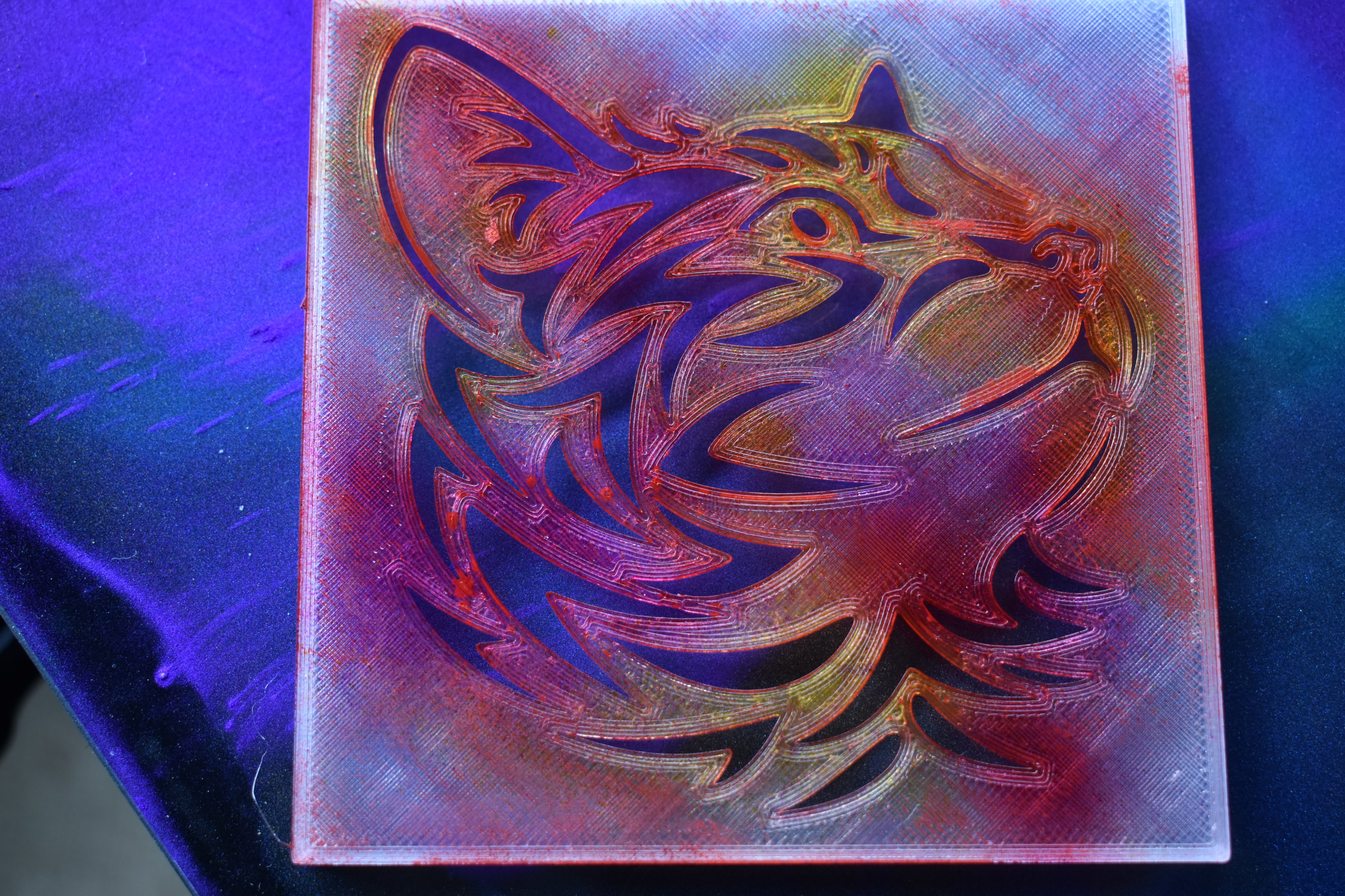 Stencil - Cat 3D print model_1