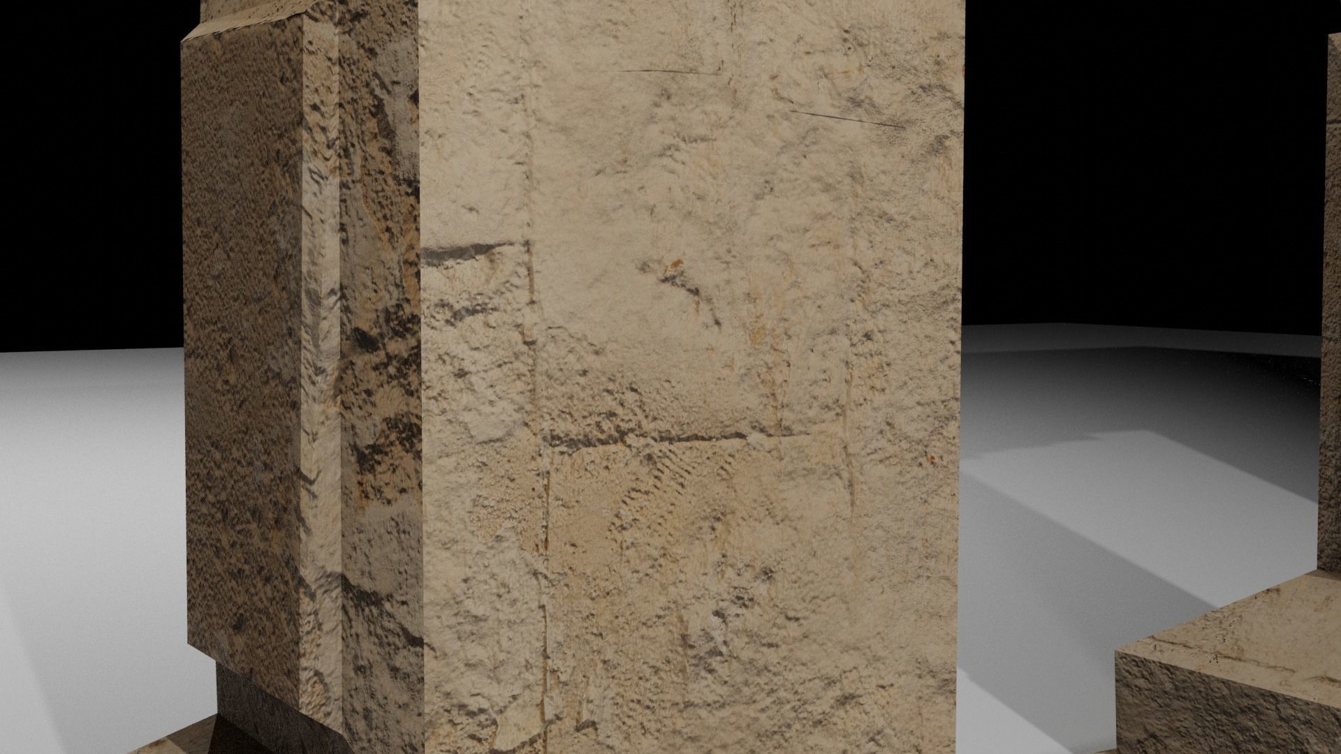 Pillars of ancient greece Low-poly 3D model_5