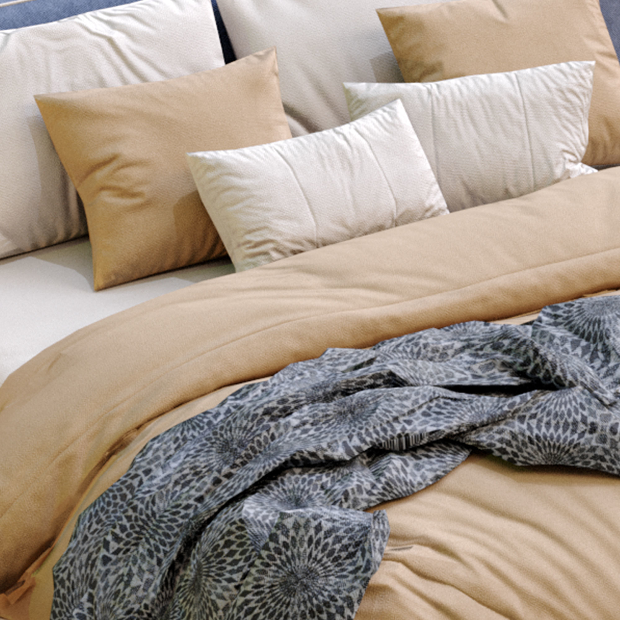 Alberta Bed LAGUNA Low-poly 3D model_12