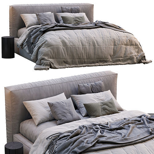 Vittoria Bold Bed 3D model