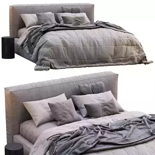 Vittoria Bold Bed 3D model