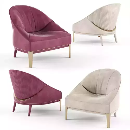 Visionnaire RosemaryUpholstered fabric armchair
