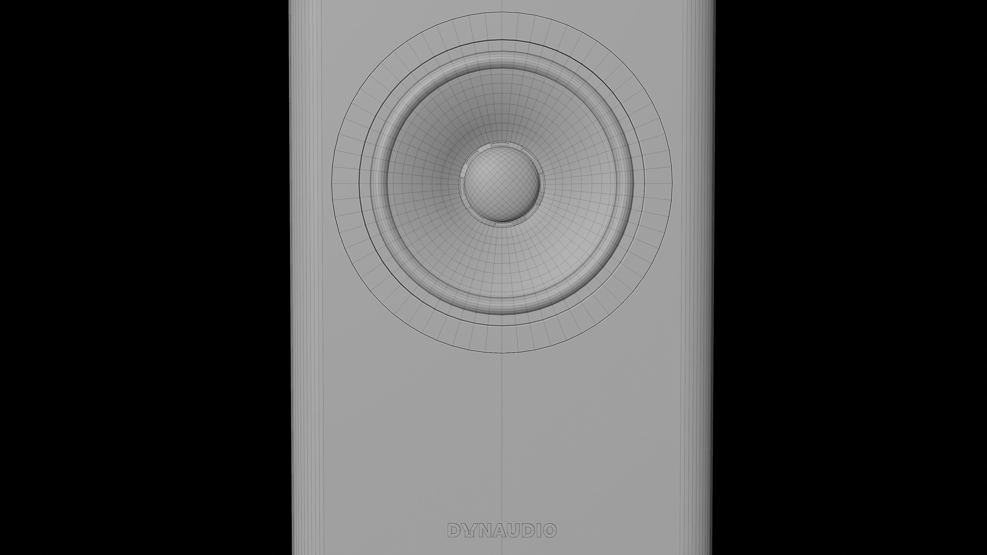 Dynaudio speakers and power amplifier 3D model_18
