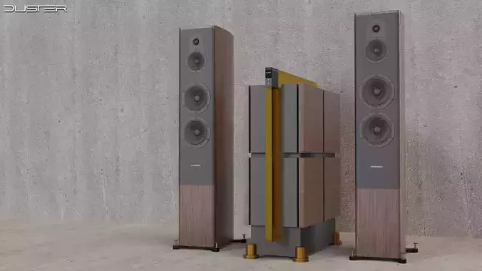 Dynaudio speakers and power amplifier