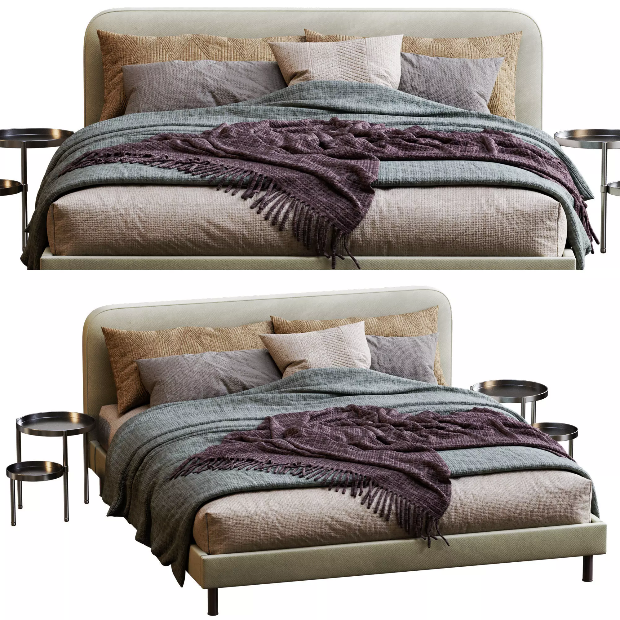 Made Bed Besley 3D model_0