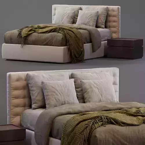 Md House Bed LINE 3D model