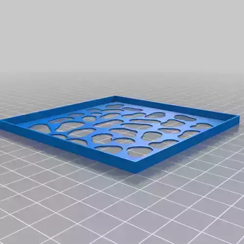Airbrush stencil Pattern A Free 3D print model