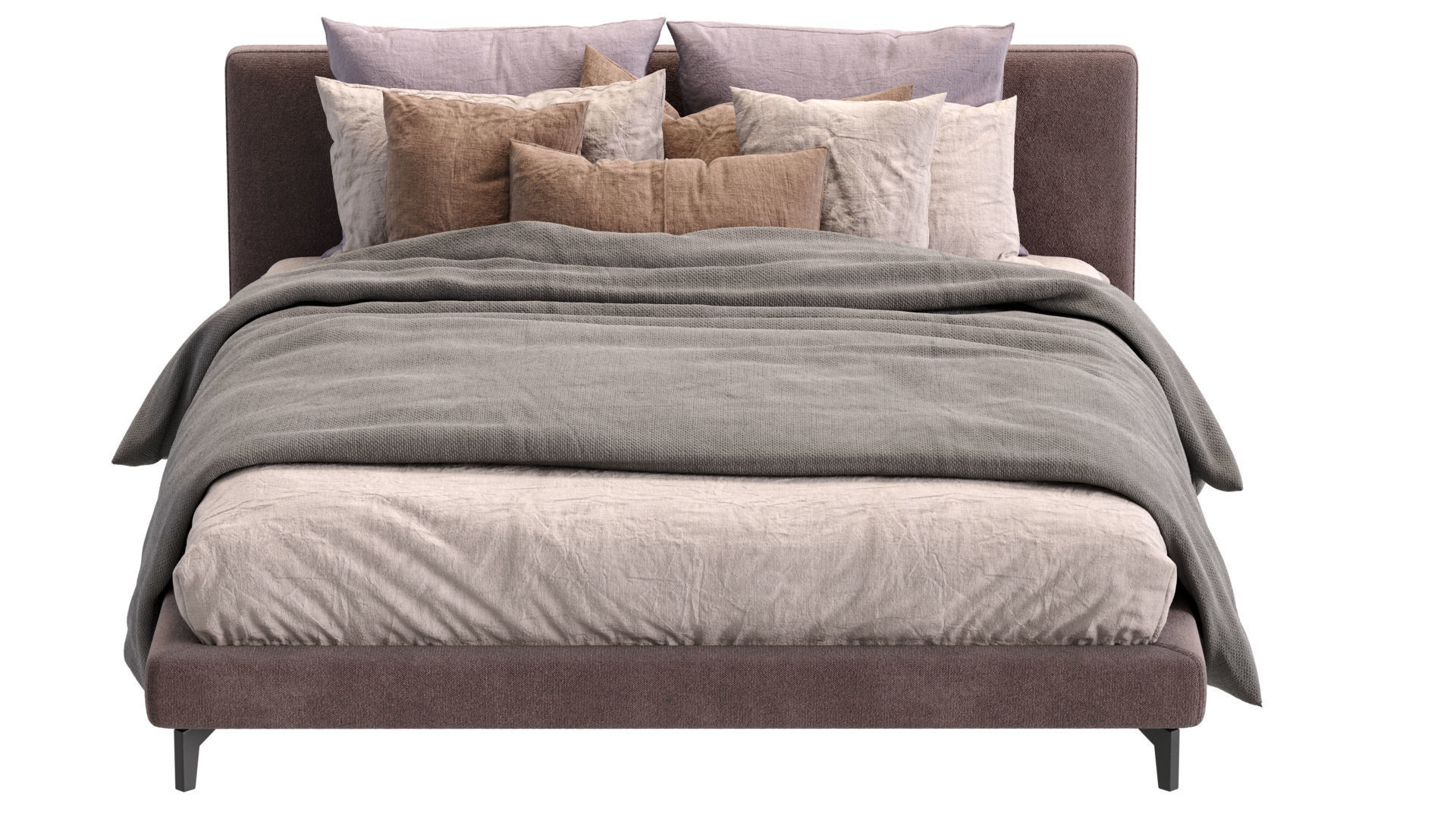 Meridiani Bed Stone Up 3D model_5