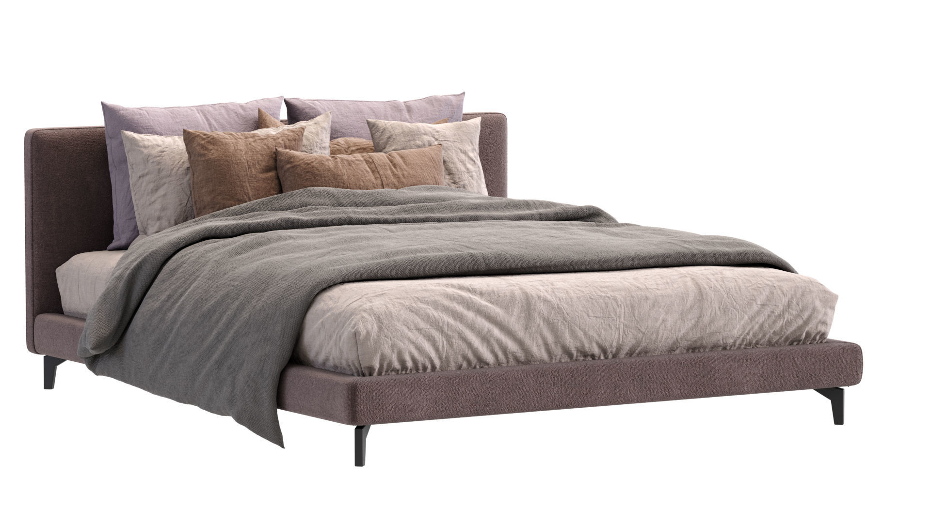 Meridiani Bed Stone Up 3D model_17