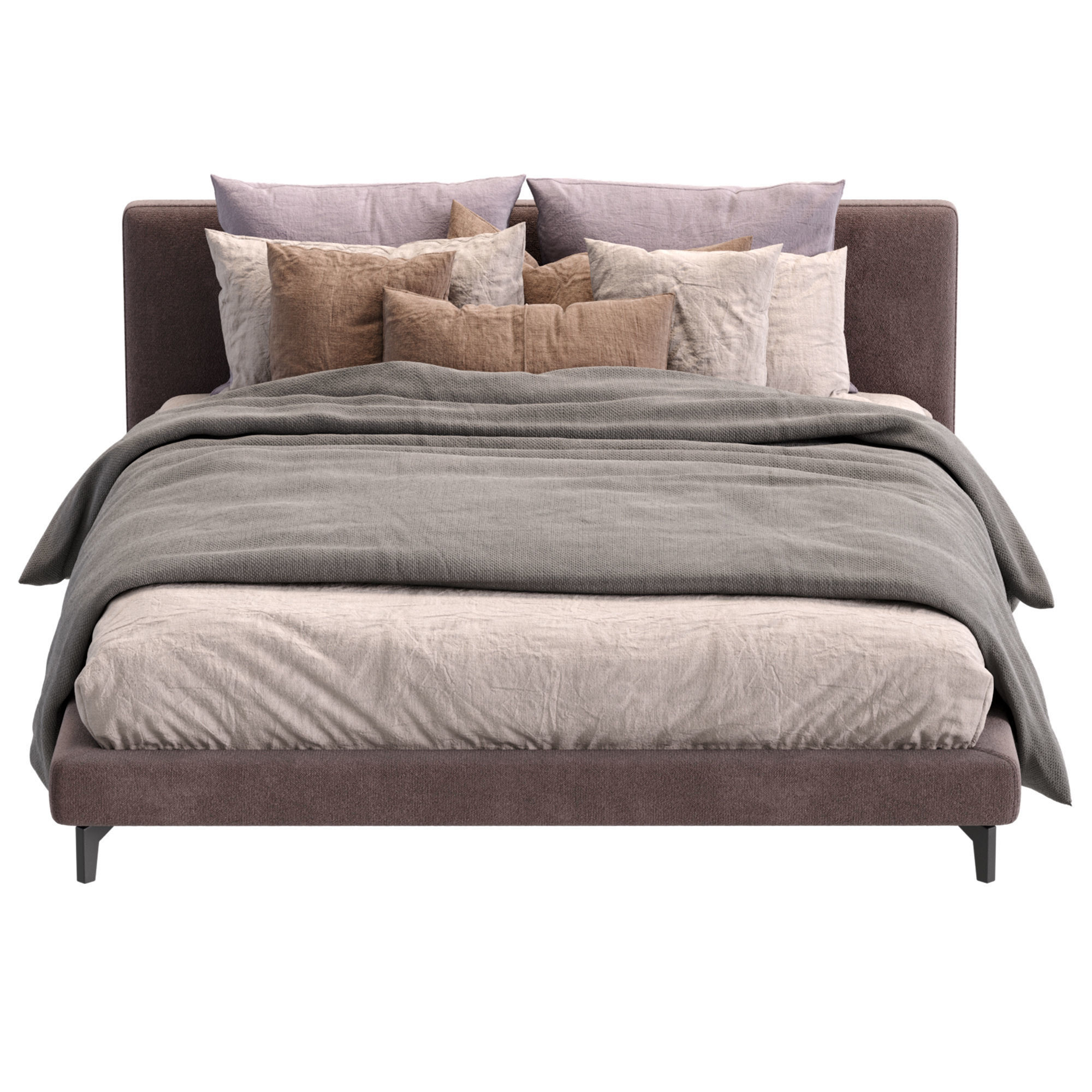 Meridiani Bed Stone Up 3D model_11