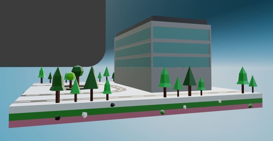 Commercial building Low poly Vol 06 Low-poly 3D model_12