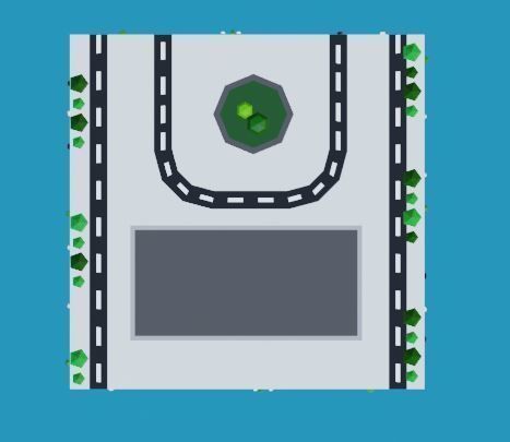 Commercial building Low poly Vol 06 Low-poly 3D model_10