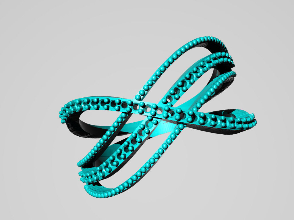 D025-TEL gold ring 3D print model_3