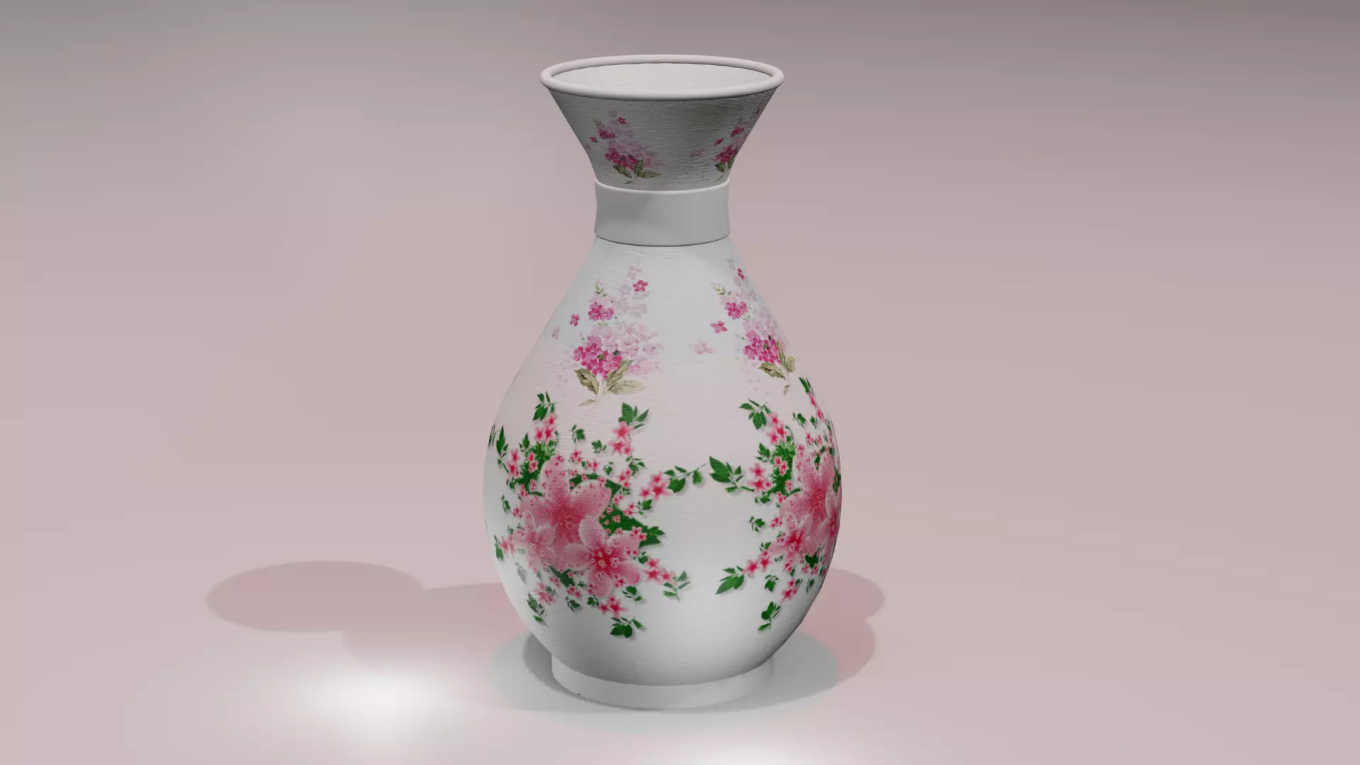 Vase 3D Model chinese Free 3D model_0