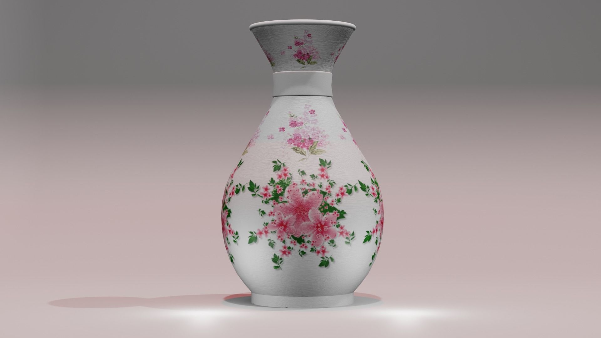 Vase 3D Model chinese Free 3D model_2