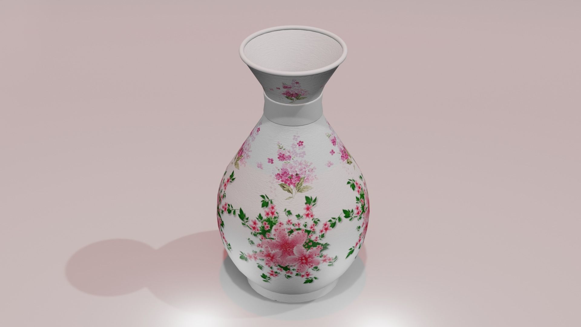 Vase 3D Model chinese Free 3D model_1