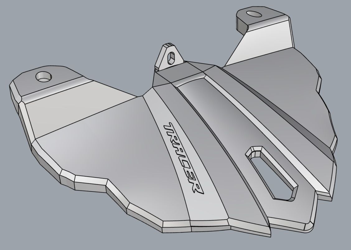 Yamaha Tracer 7 fender 3D print model_3