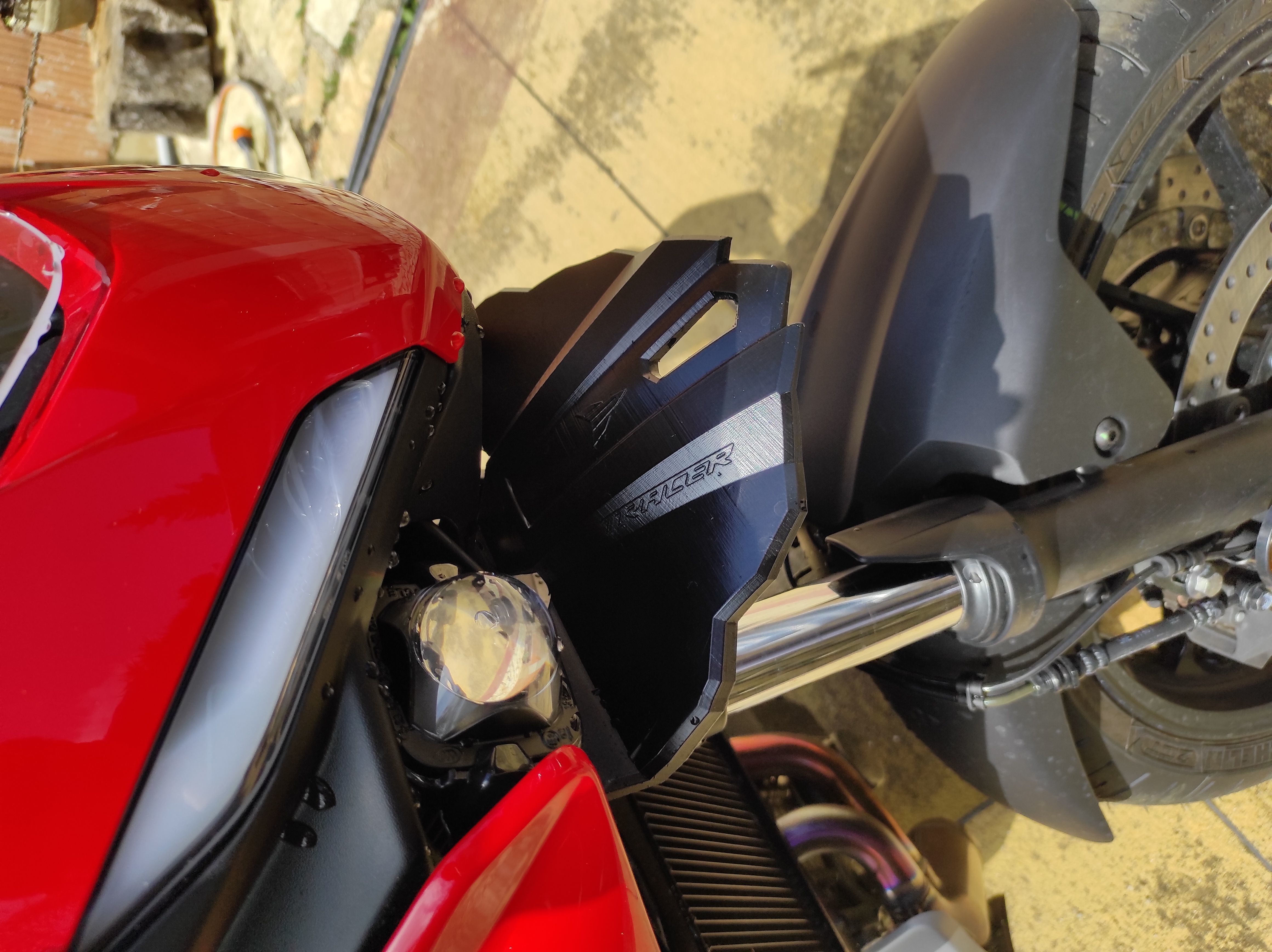 Yamaha Tracer 7 fender 3D print model_7