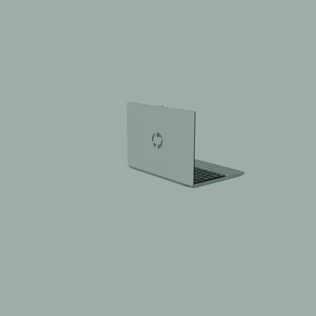 Laptop 3D Model hp Free 3D model_2