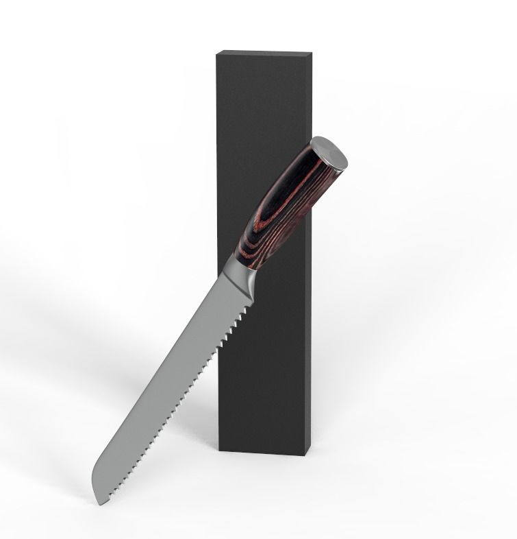 Bread Knife  3D model_3