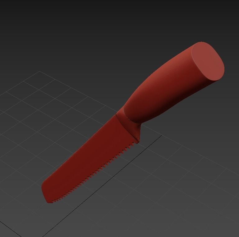 Bread Knife  3D model_5