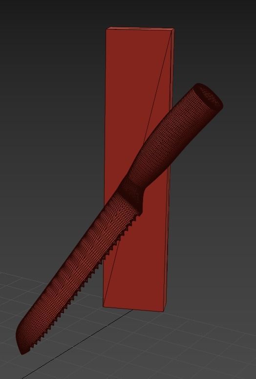 Bread Knife  3D model_4
