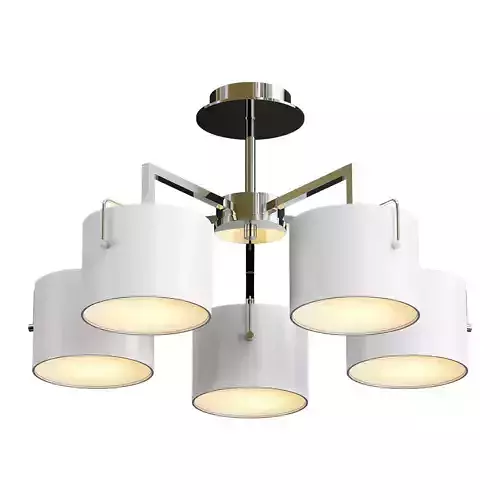 sayrus ceiling light with five drum lights
