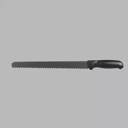 Bread Knife Low-poly 3D model