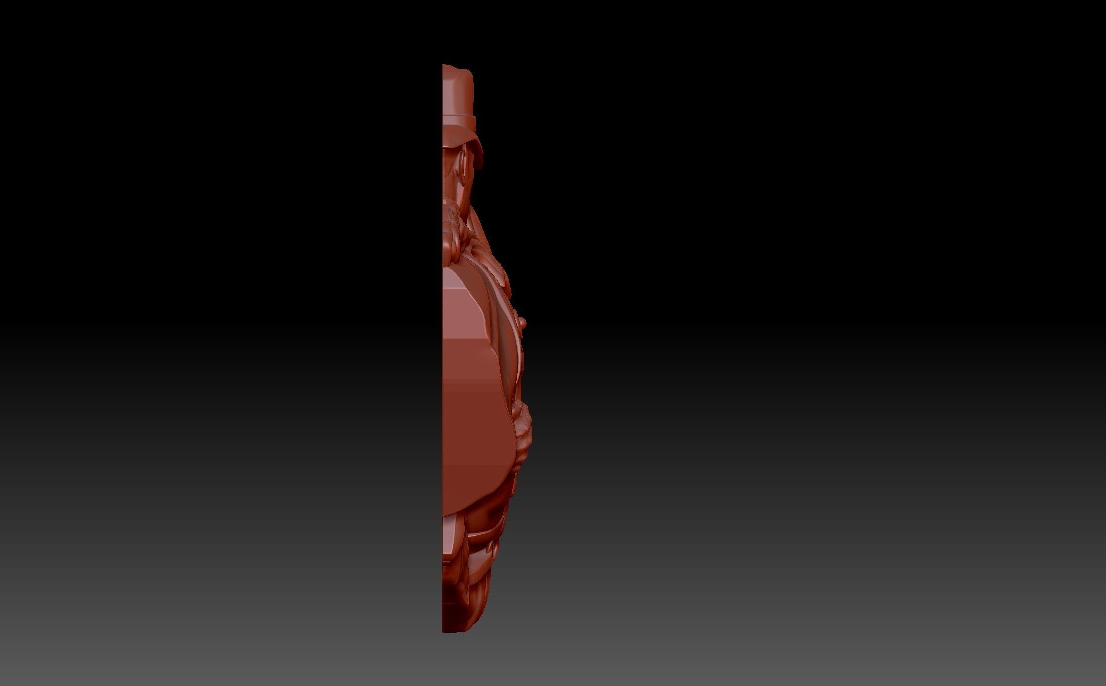 Cowboy and horse 3D print model_3