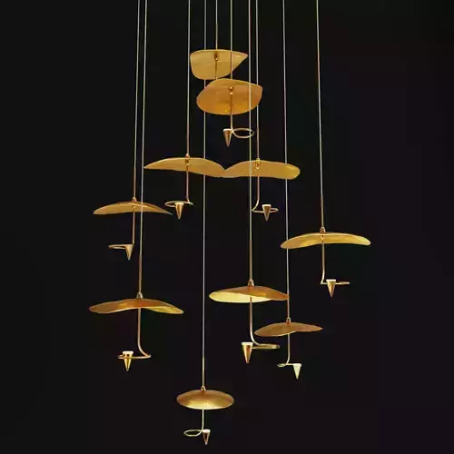Alda Chandelier 10 3D model