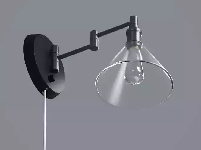 Wall Lamp lowpoly