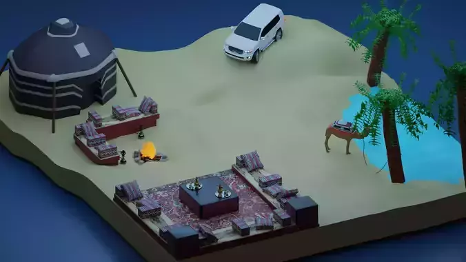 Arabian Nights Diorama