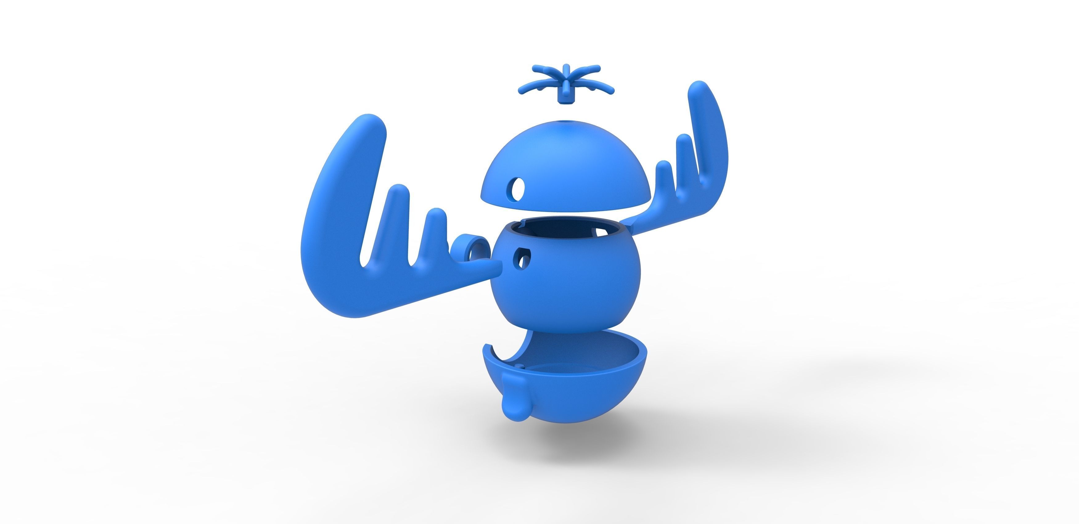 Bullwinkle orb 3D print model_20