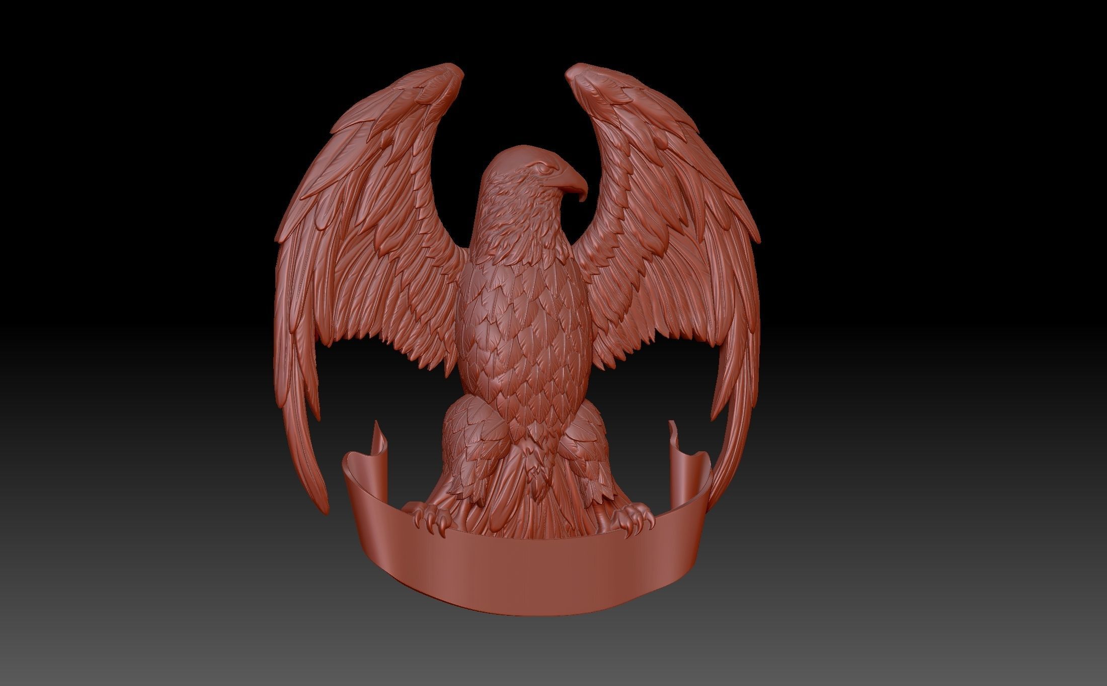 Eagle 3D print model_1