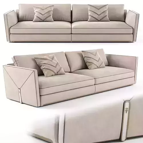Visionnaire Bastian 3 seater sofa 01 3D model
