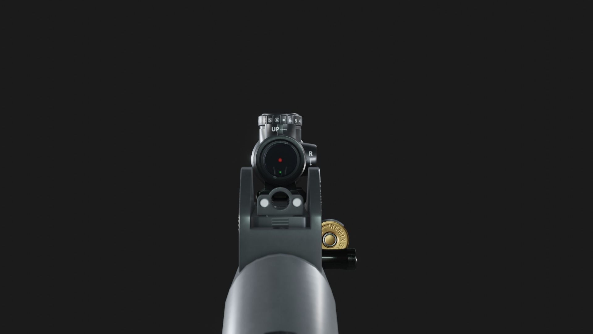 TTI Benelli M4 Super 90 with Attachments - Game Asset Low-poly 3D model_9