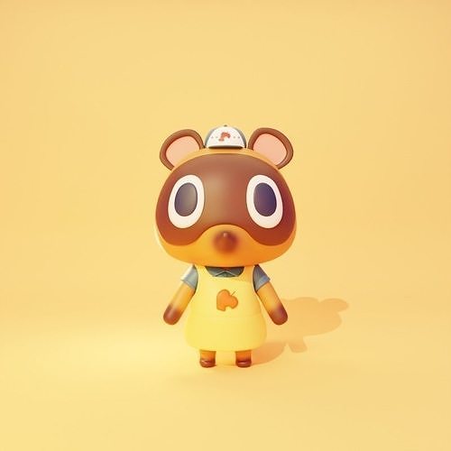 Rigged Timmy and Tommy Nook Animal Crossing New Horizon 3D model
