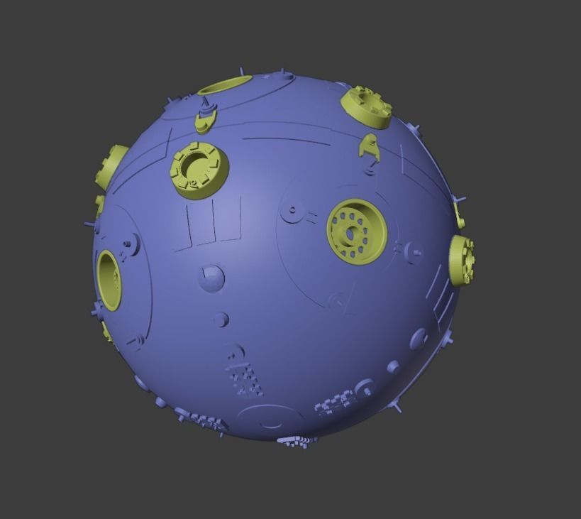 Marksman-H combat remote Jedi StarWars 3D model for 3D printing 3D print model_3