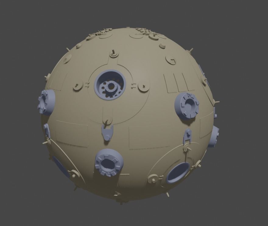 Marksman-H combat remote Jedi StarWars 3D model for 3D printing 3D print model_2