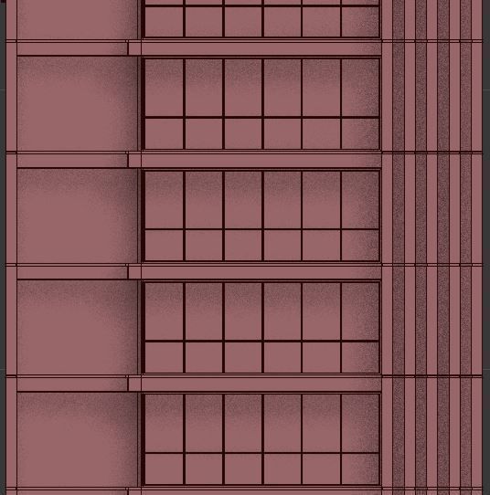 Modern office building No 3 3D model_11