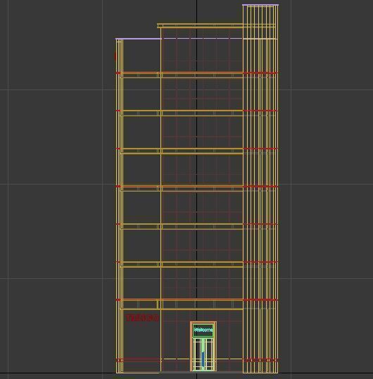 Modern office building No 3 3D model_8