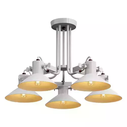 dauntaun five light ceiling fixture