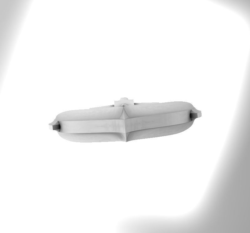 Anchor pendant bracelet on the arm 3D print model_21