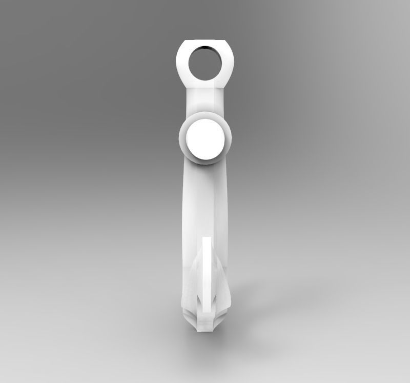 Anchor pendant bracelet on the arm 3D print model_18