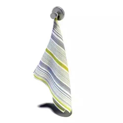 Brushed Silver Towel Hook