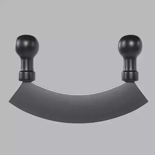 Mincing Knife Low-poly 3D model