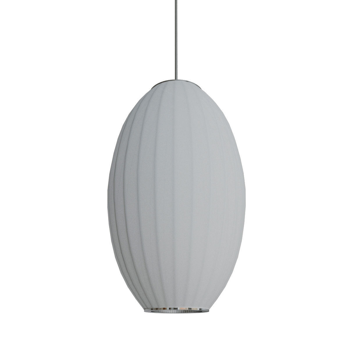 Maxim Cocoon 1-Light Chandelier Polished Chrome 3D model_3