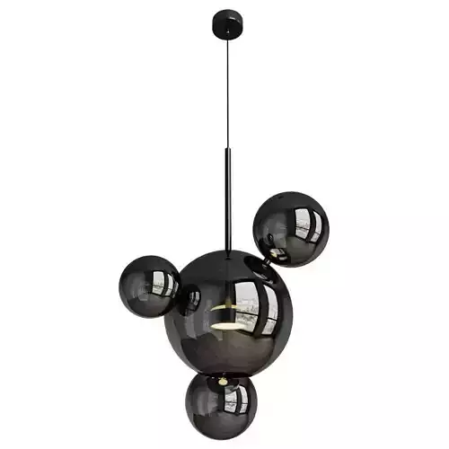 Pendant lamp Giopato and Coombes 04 Bubble smoky