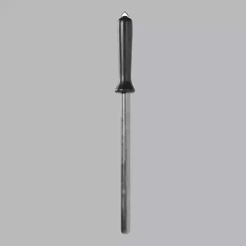 Honing Rod Low-poly 3D model