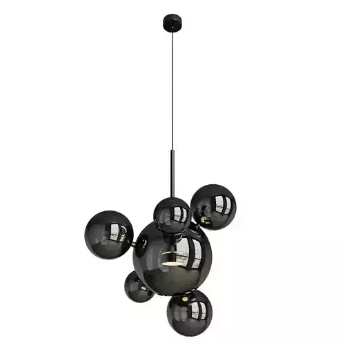 Pendant lamp Giopato and Coombes 06 Bubble smoky